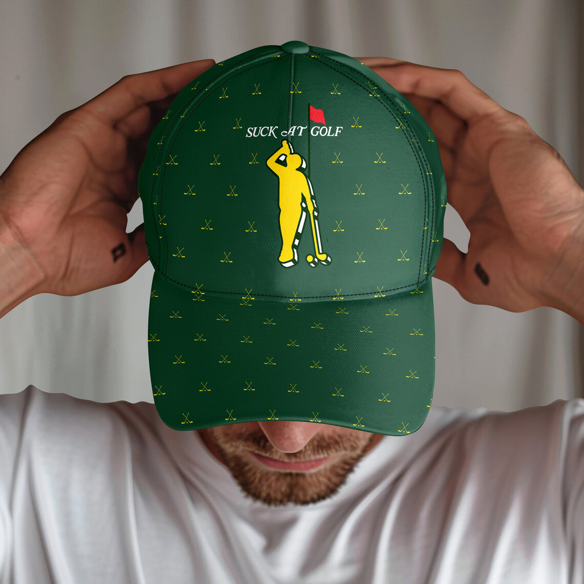 Custom Name Suck At Golf Classic Cap HO82 902292
