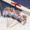 Custom Photo Family With Dog Cat Cupcake Toppers HO82 893640