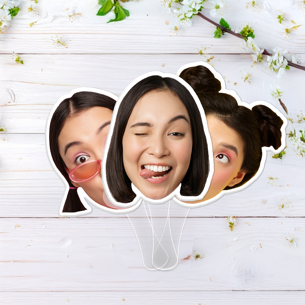 Custom Funny Face Photo For Special Day Face Fan TH10 892531