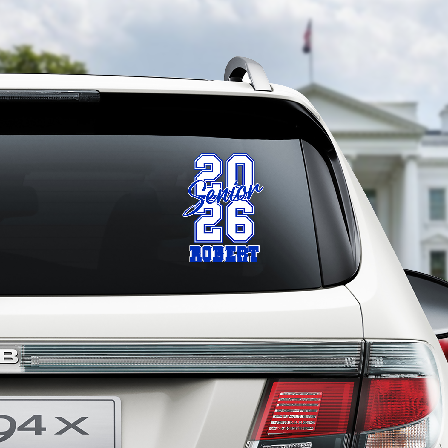Custom Name Graduation Celebration 2026 Car Window Decal Sticker TH10 898495