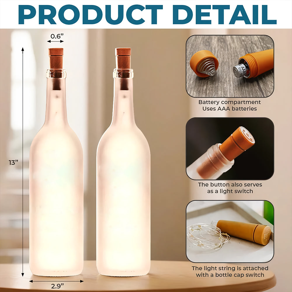 Custom Photo Mom And Daughter Forever Linked Together Personalized Bottle Lamp CH07 895304