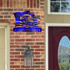 Custom Family Name Eagle & American Flag Monogram Metal Sign LM32 897901