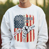 Custom Name 250th Anniversary 1776–2026 American Flag White T-Shirt, Patriotic USA Shirt TH10 169209