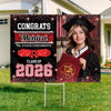 Custom Photo Congrats Class of 2026 Graduation Yard Sign CH07 910734