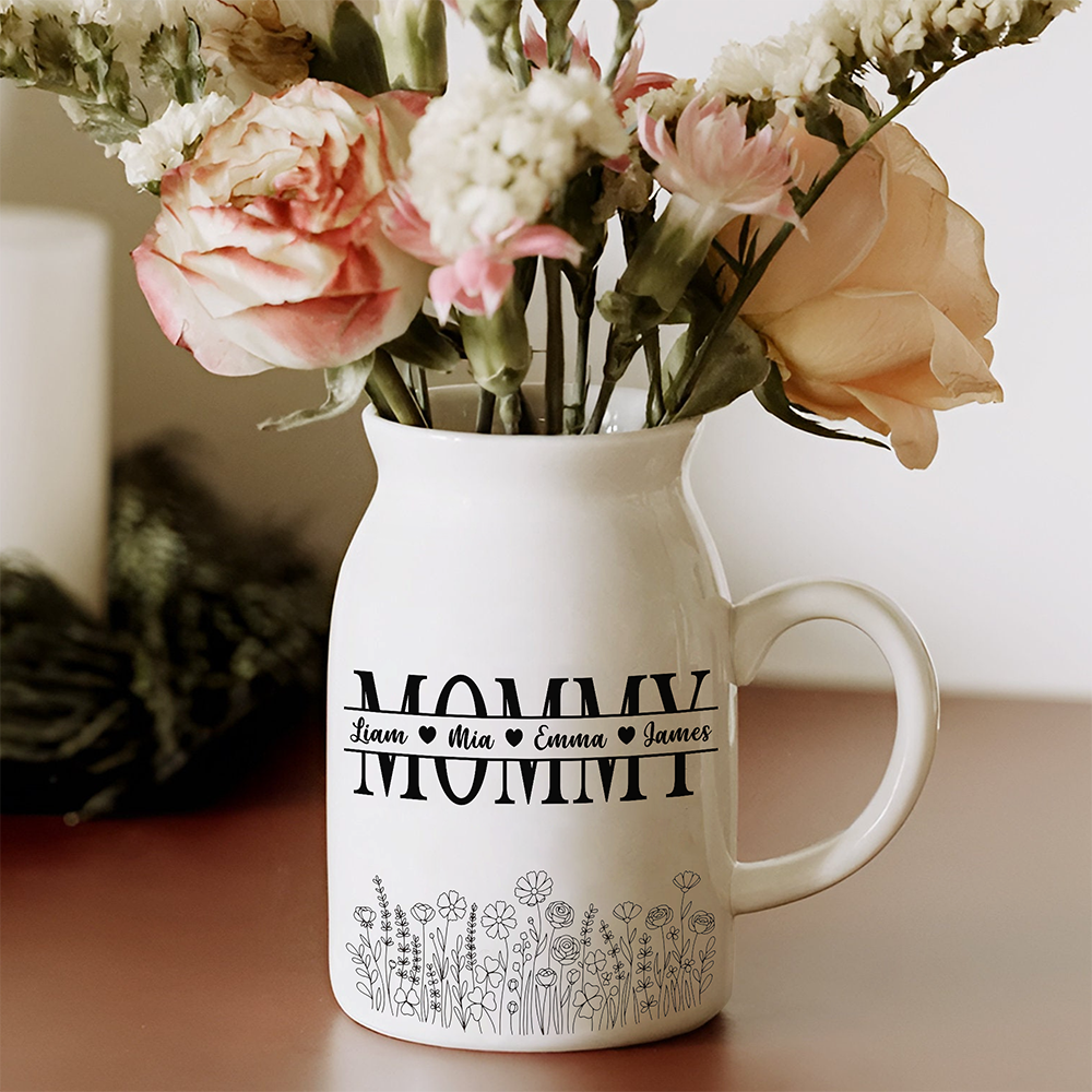 Personalized Mommy Flower Vase Gift For Mother's Day CH07 910874