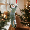 Custom Photo Golf Player Acrylic Ornament Christmas Gift For Golf Lovers HA75 897658