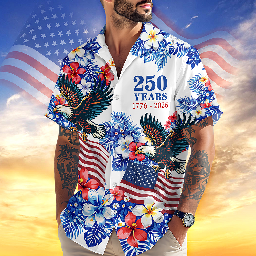 American 250Th Anniversary Hawaii Shirt HA75 920890