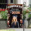 Congrats Class of 2026 Custom Photo And Name Graduation Party Garden Flag CH07 910862