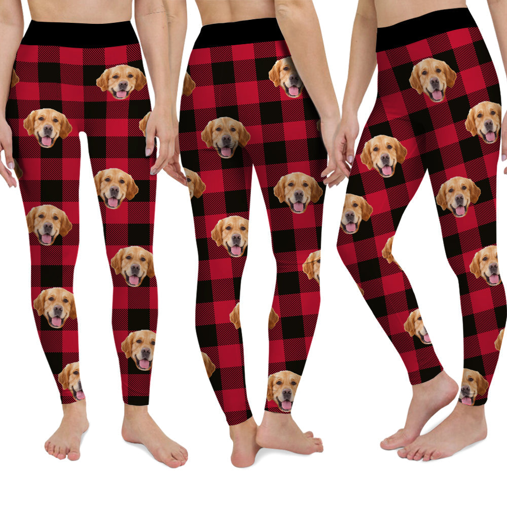 Custom Photo Christmas Dog Legging HO82 900538
