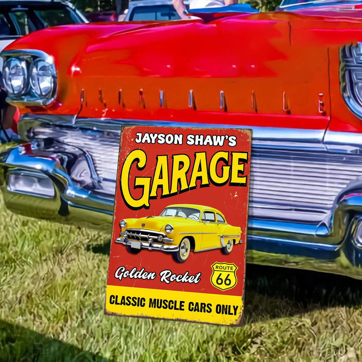 Custom Car Photo For Car Lover Metal Sign TH10 894235
