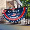 Custom Family Name America 250 Birthday 1776-2026 Non-Pleated Fan Flag HA75 920366