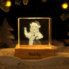 Custom Dog Cat Photo Engraved Crystal Photo With Light HA75 898202