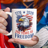 America Semiquincentennial 250 Years Of Freedom White Mug CH07 896702