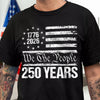 250 Years USA 250th Birthday 1776-2026 Eagle Flag Dark Shirt HO82 894566