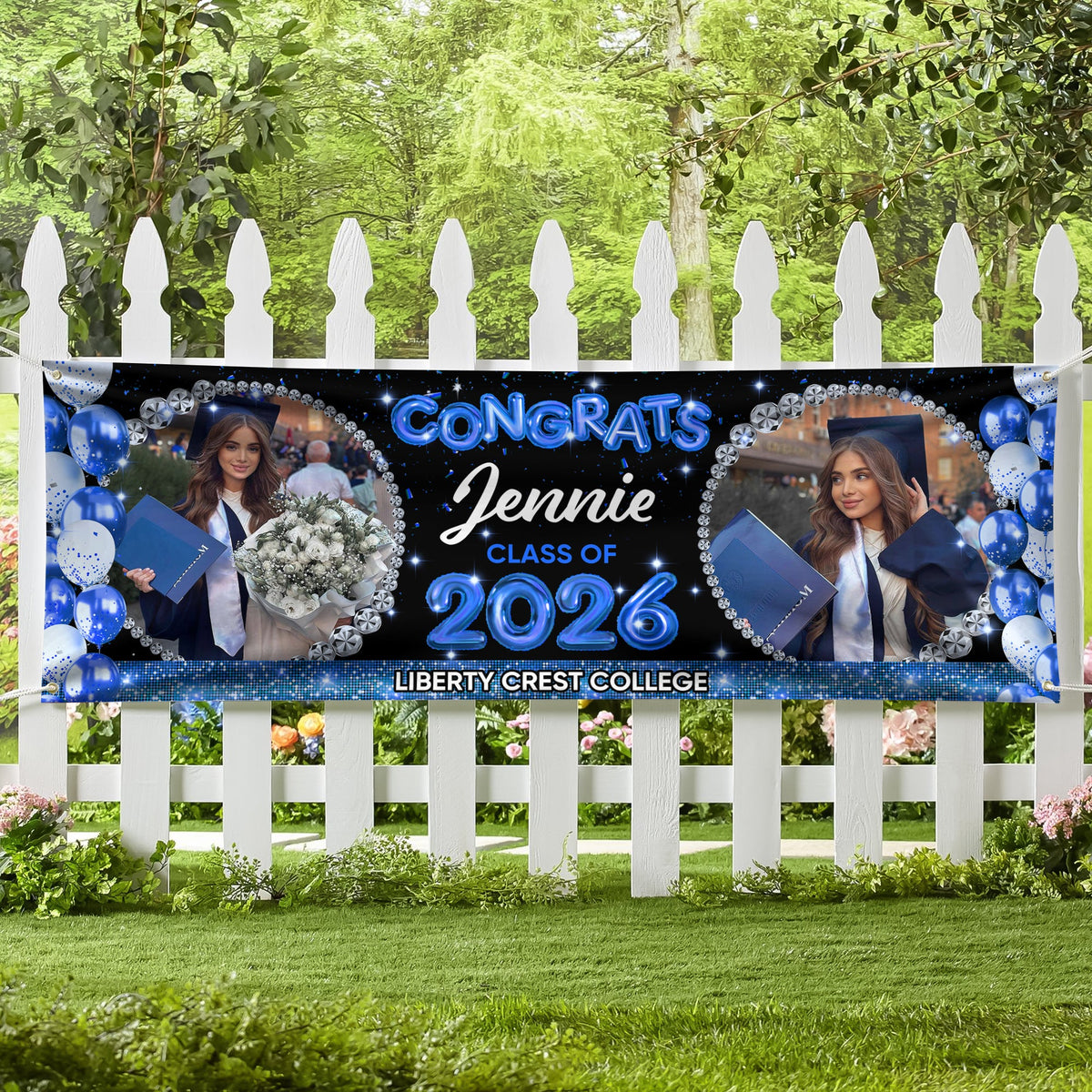 Graduation Class Of 2026 Personalized Photo Banner CH07 910678