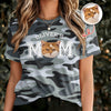 Custom Photo Dog Cat Dad Camo Pattern 3D Shirt Father's Day Gift For Husband, Dad, Grandpa HA75 921398