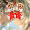 Custom Photo Peeking Dog On Christmas Stocking Personalized Acrylic Ornament Christmas Gift For Dog Lovers CH07 896280