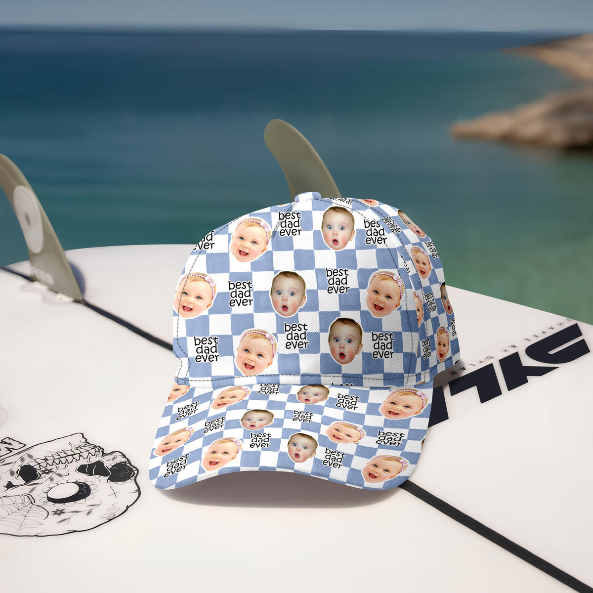 Custom Baby Face Best Dad, Mom Ever Classic Cap - Personalized Gift for Parents LM32 669017