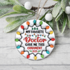 Custom 3D Inflated Effect Printed Ceramic Ornament Christmas Gift for Jobs & Family TH10 894837