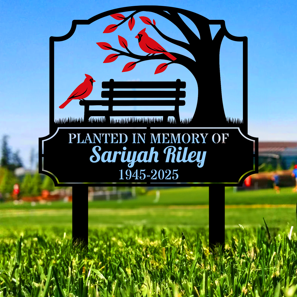 Planted In Memory Personalized Memorial Garden Stake HA75 892724