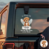 Custom Photo Dog Loss Memorial Car Window Decal Sticker CH07 910478