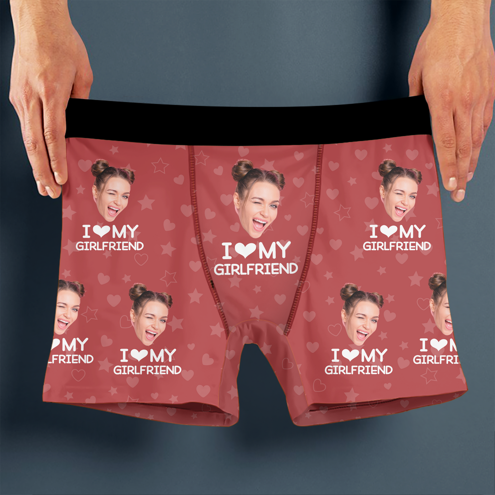 Custom Photo I Love My Girlfriend Boyfriend Boxer Valentines Gift For Him Her Husband Wife HO82 900708