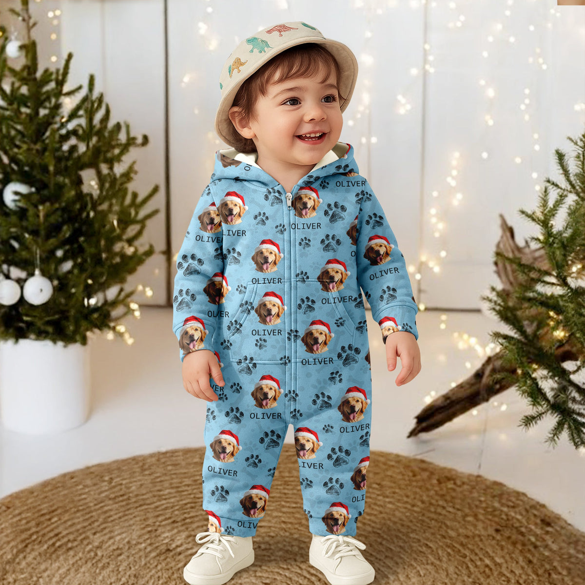 Custom Photo With Dog Cat Paw Onesie Pajamas For Dog Lovers HO82 893242