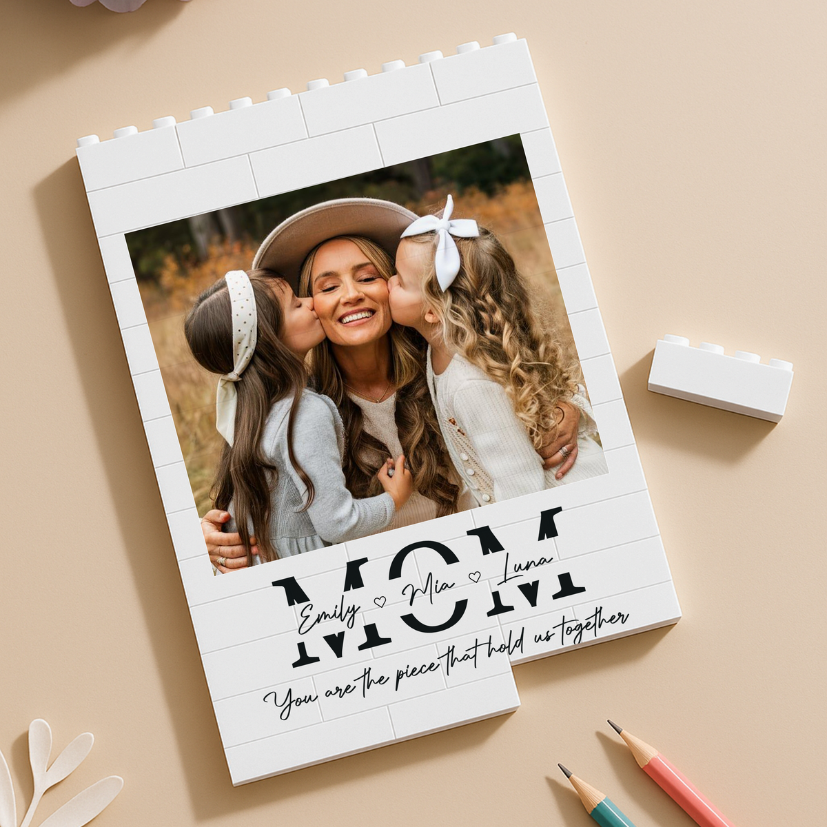 Custom Photo Best Mom Ever Building Block CH07 910728