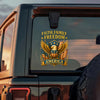 Faith, Family & Freedom America 250th Anniversary Car Window Decal Sticker CH07 896552