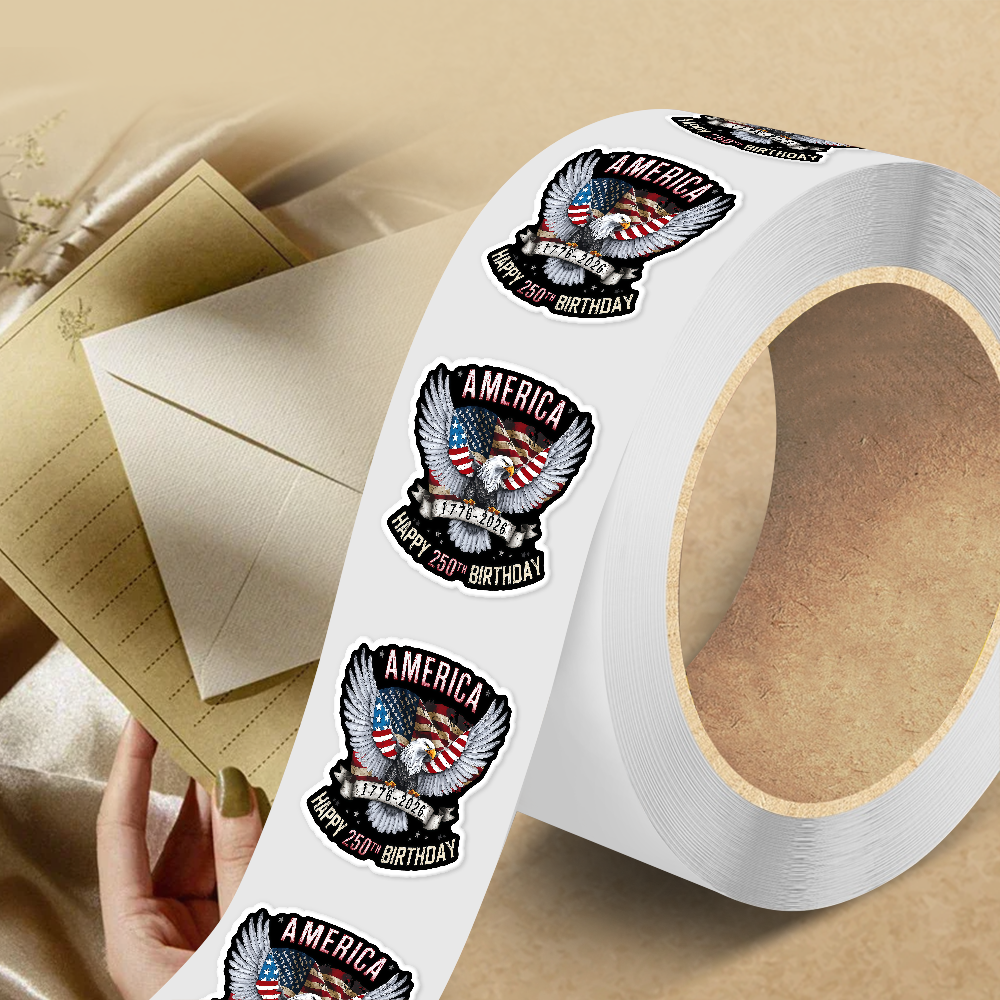 America 250 Years Roll Sticker TH10 898379