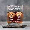 Custom Photo Woof Best Dog Dad Whiskey Glass Father's Day Gifts HA75 892370