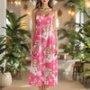 Custom Photo Aloha Hawaiian Women's V-Neck Cami Maxi Dress HO82 893670