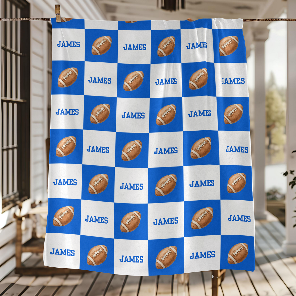 Custom Name Sports Blanket Perfect Gift Sports Lovers TH10 898281