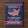 Personalized Family Name America 250th Anniversary Building Brick Blocks HA75 920536