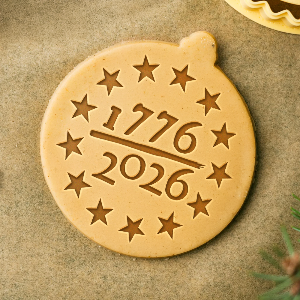 1776 - 2026 USA 250th Anniversary 4th Of July Cookie Stamp LM32 897451