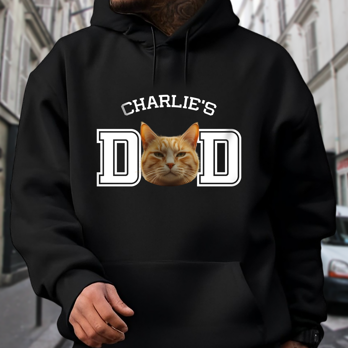 Custom Photo Cat Dad Cat Mom Dark Shirt For Cat Lovers HA75 897234