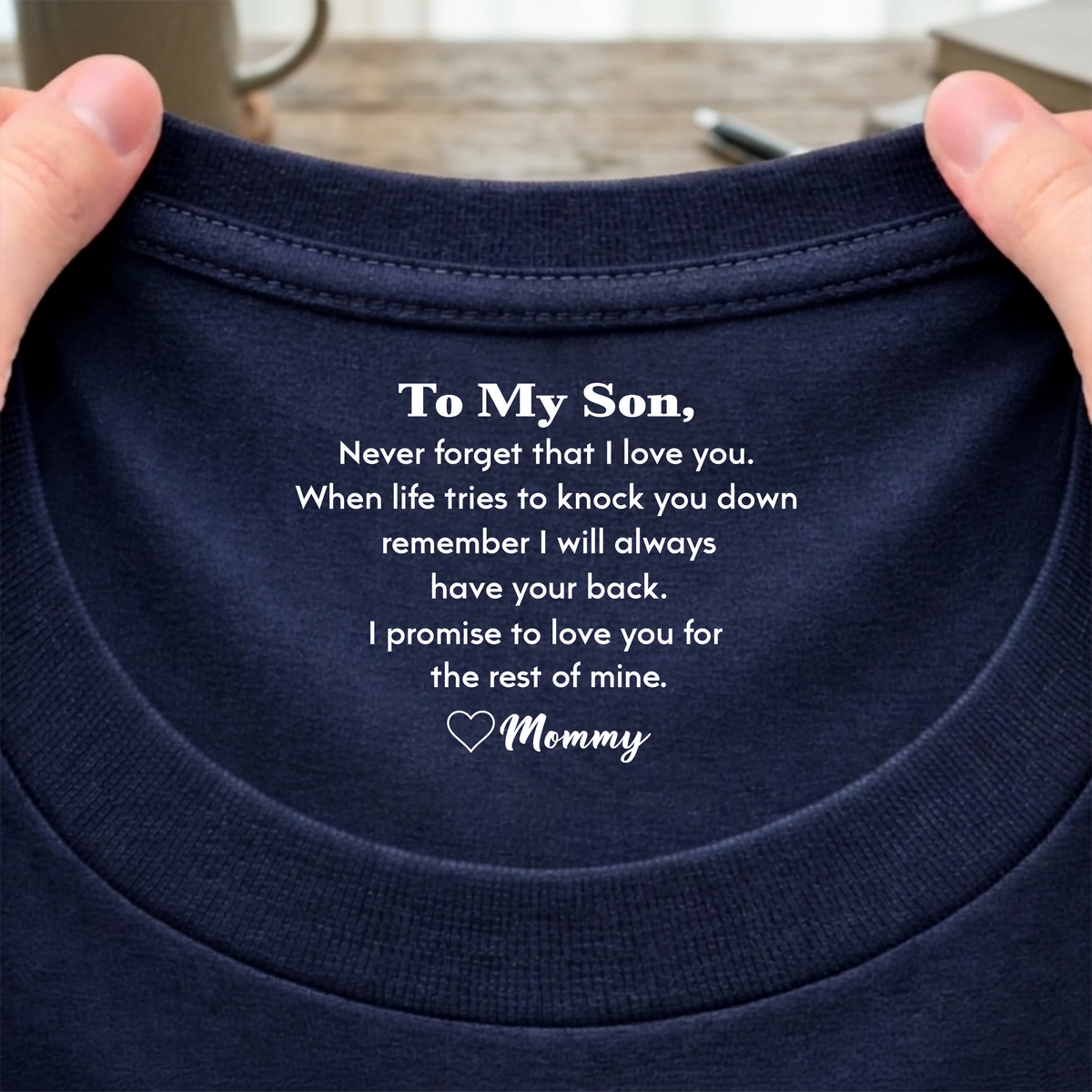 Personalized Never Forget That I Love You Back Neck Shirt TH10 169177
