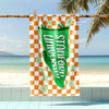 Personalized University And Name Pennant Beach Towel – Graduation Gift TH10 169733