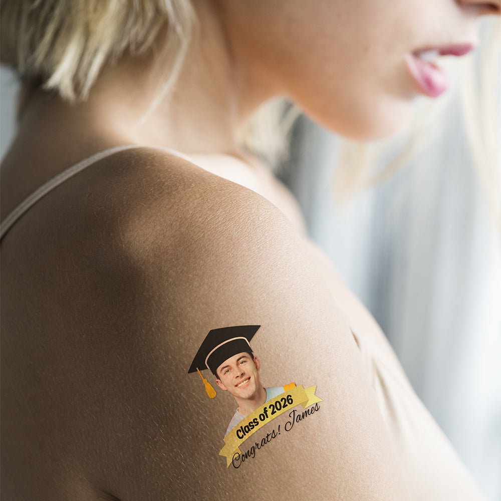 Personalized Graduation Class of 2026 Temporary Tattoos HO82 901464