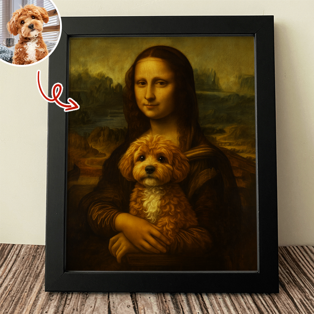 Custom Dog Photo Classical Style Poster Gift For Dog Lovers HO82 894586