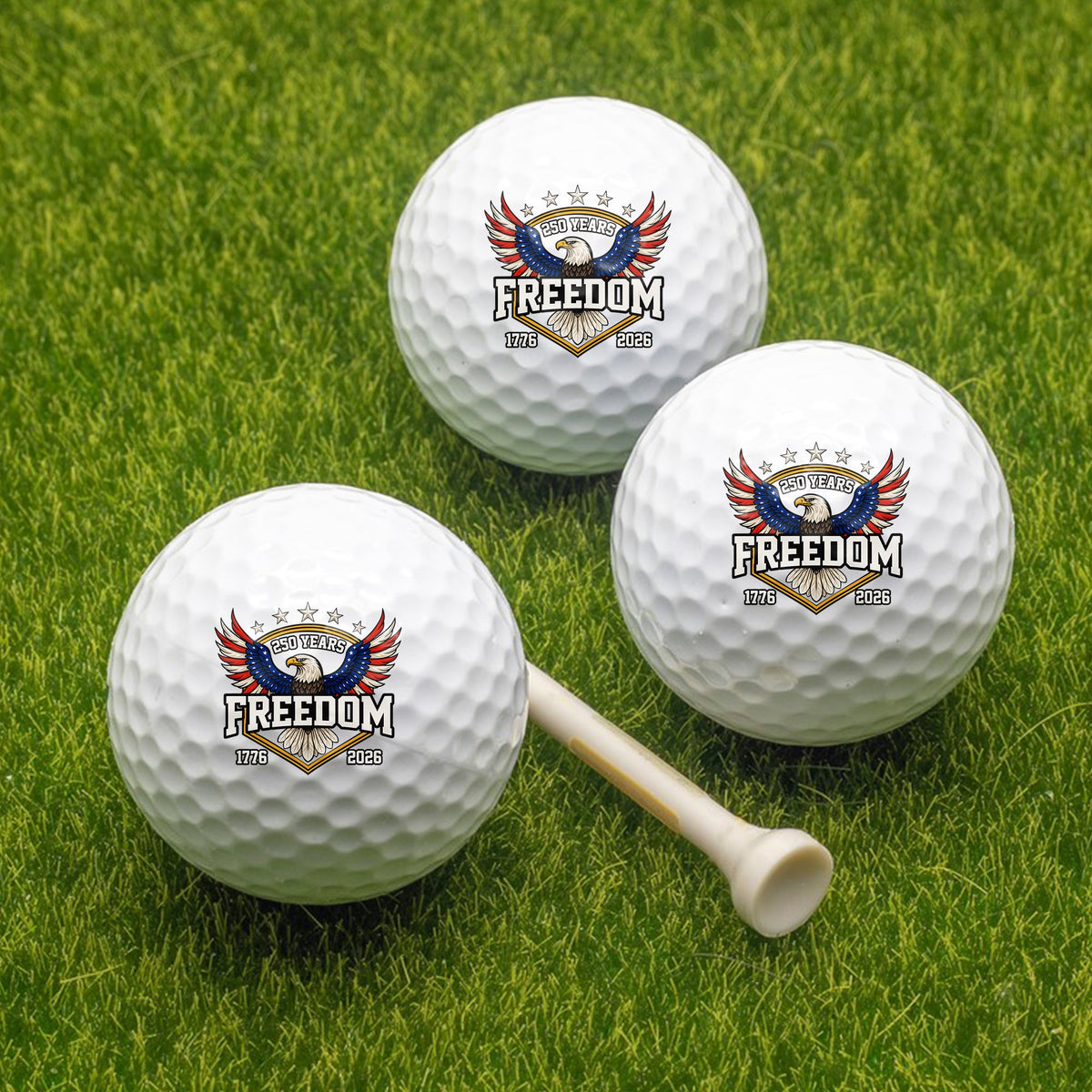 1776 - 2026 250 Years Of Freedom Golf Ball TH10 169257