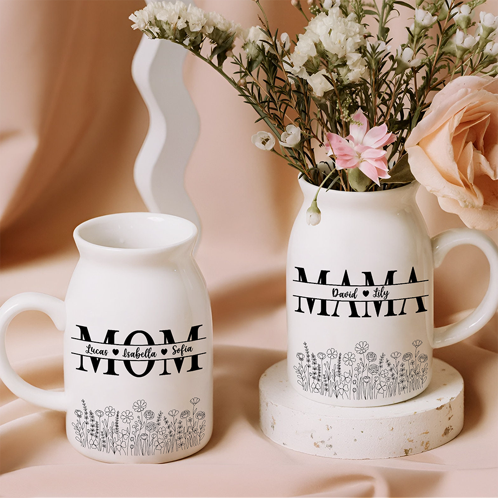 Personalized Mommy Flower Vase Gift For Mother's Day CH07 910874