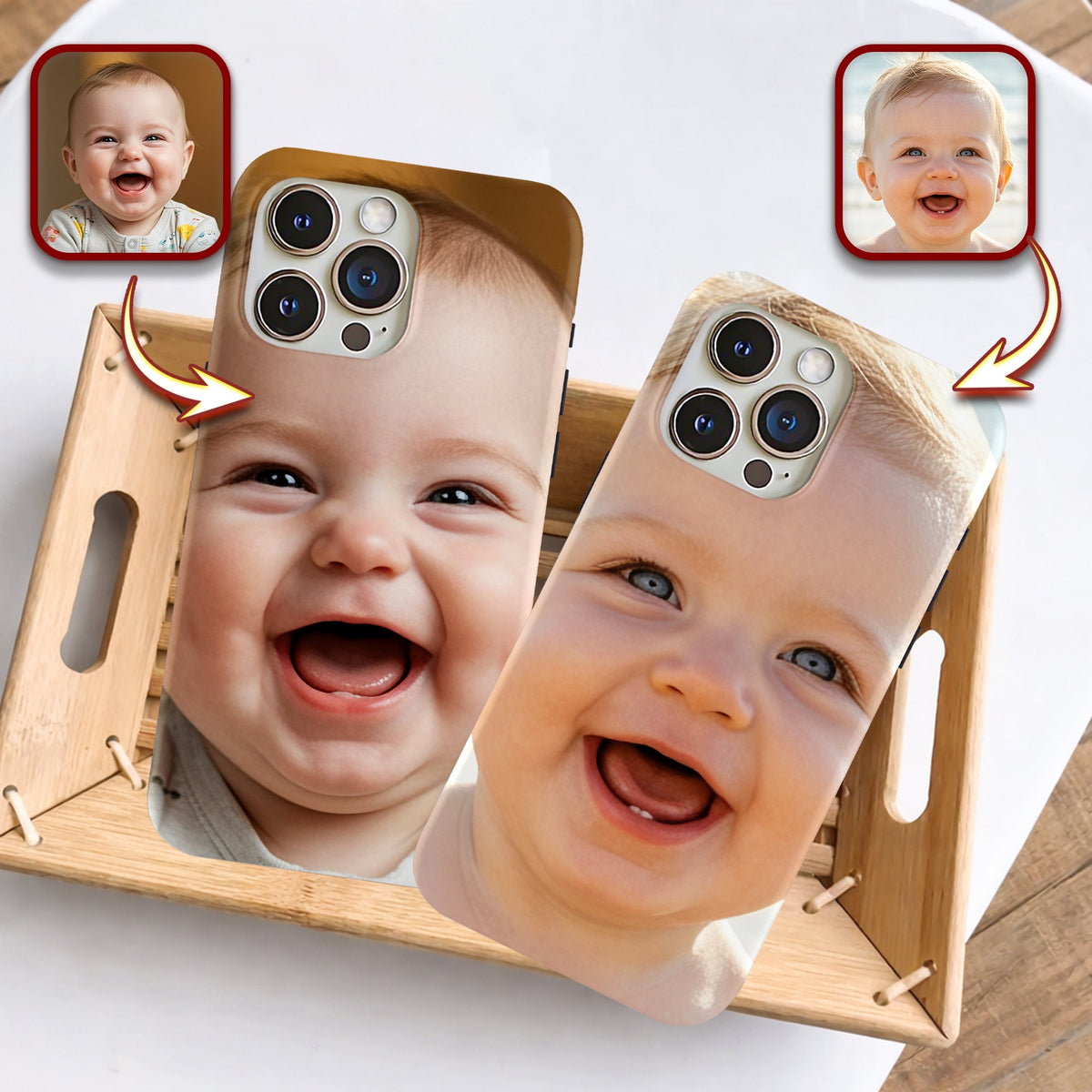 Custom Funny Photo Phone Case Family Gift HA75 920234
