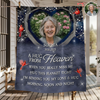 Personalized A Hug From Heaven Custom Photo Memorial  Blanket CH07 896454