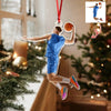 Custom Photo Basketball Players Acrylic Ornament Christmas Decorations HA75 897656