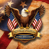 Custom Name American 250 Years Of Freedom Anniversary 1776-2026 Eagle Acrylic Pin LM32 899573
