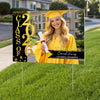 Custom Photo Class of 2026 Glitter Stars Graduation Yard Sign LM32 899361