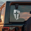 American Flag Christian Cross Car Window Decal Sticker HA75 898236