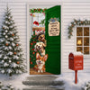 Custom Photo Santa Dog No Need To Knock Christmas Decoration Door Cover LM32 895673