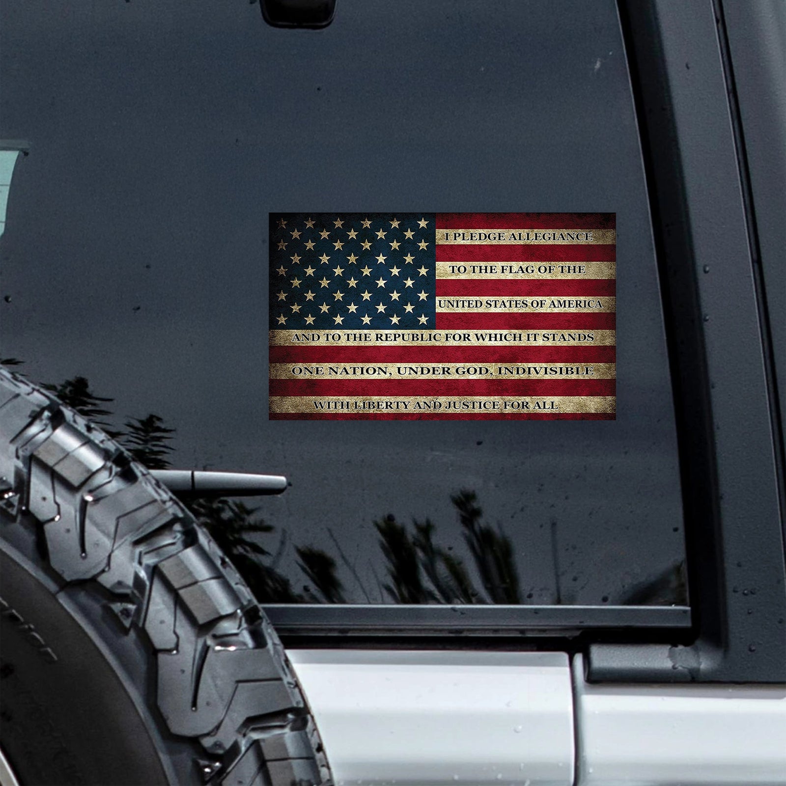 Patriotic American USA Flag Sticker HO82 900452